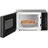 Kuchenka mikrofalowa WHIRLPOOL MWP 203 M 700W średnica 24.5 cm pojemność 20L SoftMelt Jet Defrost Combigrill Srebrno-czarny Moc mikrofal 700