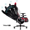Fotel DIABLO CHAIRS New X-Player 2.0 Normal Size Czarno-czerwony Regulacja podłokietników Przód - tył