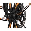 Rower młodzieżowy INDIANA X-Rock 2.4 24 cale dla chłopca Czarno-pomarańczowy Wiek 12 lat