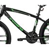 Rower młodzieżowy INDIANA X-Rock 2.4 24 cale dla chłopca Czarno-zielony Kolor Czarno-zielony