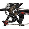 Rower górski MTB INDIANA X-Rock 3.6 M18 26 cali męski Czarno-czerwony Przerzutka przednia marka Shimano Tourney