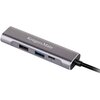 Hub KRUGER&MATZ 4w1 USB Typu C, Pasywny Typ Pasywny