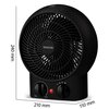 Termowentylator SENCOR SFH 7021BK Moc maksymalna [W] 2000
