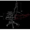 Fotel SPC GEAR SR300 V2 Czarno-biały Rekomendowany wzrost [cm] 165 - 185