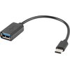 Adapter USB-C - USB LANBERG 0.15 m