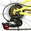 Rower młodzieżowy INDIANA X-Rock 1.6 26 cali dla chłopca Czarno-żółty Przerzutka tylna marka Shimano Tourney