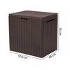 Skrzynia ogrodowa KETER City Storage Box 113 L Brązowy Rodzaj Skrzynia