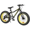 Rower górski MTB INDIANA Fat Bike M18 20 cali męski Żółty
