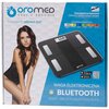 Waga łazienkowa OROMED Oro Scale Bluetooth Czarny Zasilanie Akumulatorowe