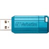 Pendrive VERBATIM Pinstripe 32GB, USB 2.0, Odczyt 12 Mb/s, Zapis 5 Mb/s Niebieski