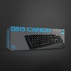 Klawiatura LOGITECH G513 Carbon Tactile Typ klawiatury Mechaniczna