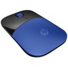 Mysz HP Z3700 Czarno-niebieski Mysz pionowa Nie