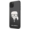 Etui KARL LAGERFELD Iconic Glitter Karl's Head do Apple iPhone 11 Pro Max Czarny Seria telefonu iPhone