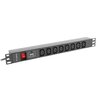 Listwa LANBERG PDU-08I-0200-C20-BK (2 m) Czarny