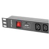 Listwa LANBERG PDU-08I-0200-C20-BK (2 m) Czarny Liczba bezpieczników [szt] 1