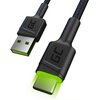 Kabel USB - USB-C GREEN CELL Ray 2 m Typ USB - USB-C