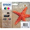 Zestaw tuszów EPSON 603XL Czarny 8.9 ml, Błękitny 4 ml, Purpurowy 4 ml, Żółty 4 ml C13T03A64010