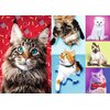 Puzzle TREFL Premium Quality: Wesołe koty 10591 (1000 elementów) Tematyka Zwierzęta
