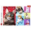 Puzzle TREFL Premium Quality: Wesołe koty 10591 (1000 elementów) Rodzaj Tradycyjne