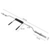 Gryf olimpijski GORILLA SPORTS 3090 (220 cm) Zawartość zestawu 2 zaciski