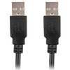 Kabel USB-A - USB-A LANBERG CA-USBA-20CU-0018-BK 1.8 m Długość [m] 1.8