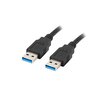 Kabel USB-A - USB-A LANBERG CA-USBA-30CU-0018-BK 1.8 m