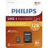 Karta pamięci PHILIPS microSDXC 128GB Adapter w zestawie Tak