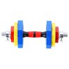 Zestaw hantli HMS SKC20 (2 x 10 kg) Materiał PVC