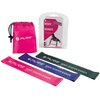 Zestaw gum oporowych PURE2IMPROVE Mini bands 03584 (3 szt.) Kolor Różowy