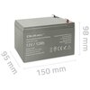 Akumulator QOLTEC 53049 12Ah 12V Pojemność wg. temperatury 0 °C - 85%