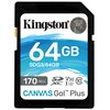 Karta pamięci KINGSTON Canvas Go! Plus SDXC 64GB