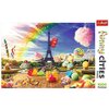 Puzzle TREFL Funny Cities Słodki Paryż 10597 (1000 elementów)