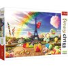 Puzzle TREFL Funny Cities Słodki Paryż 10597 (1000 elementów) Typ Tradycyjne