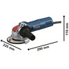 Szlifierka kątowa BOSCH Professional GWX 9-125 S 06017B2000 Moc [W] 900