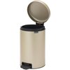 Kosz na śmieci BRABANTIA 304446 NewIcon 12L Szampański Materiał Stal nierdzewna