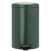 Kosz na śmieci  z pedałem BRABANTIA 304064 NewIcon wyjmowane wiadro, szczelnie zamykana pokrywa 20L Zielony