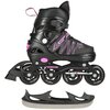 Łyżworolki NILS EXTREME NH11912 A 2w1 (rozmiar 35-38) Zapięcie Klamra dwusekcyjna
