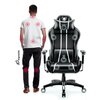 Fotel DIABLO CHAIRS X-One 2.0 (XL) Czarno-biały Zagłówek Tak