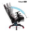 Fotel DIABLO CHAIRS X-One 2.0 King Size Czarno-czerwony Zagłówek Tak