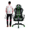 Fotel DIABLO CHAIRS X-One 2.0 Normal Size Czarno-zielony Zagłówek Tak