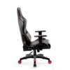 Fotel DIABLO CHAIRS X-One 2.0 Normal Size Czarno-czerwony Wysokość siedziska [cm] 45 - 53