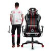 Fotel DIABLO CHAIRS X-One 2.0 Normal Size Czarno-czerwony Zagłówek Tak