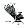 Fotel DIABLO CHAIRS X-One 2.0 Normal Size Czarno-biały Zagłówek Tak