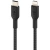 Kabel USB-C - Lightning BELKIN 1m Pleciony Czarny Gwarancja 24 miesiące