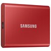Dysk SAMSUNG Portable T7 2TB USB 3.2 Gen. 2 SSD Czerwony Typ dysku Zewnętrzny
