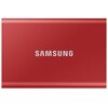 Dysk SAMSUNG Portable T7 2TB USB 3.2 Gen. 2 SSD Czerwony Maksymalna prędkość odczytu [MB/s] 1050