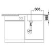 Zlewozmywak BLANCO Dinas XL 6 S Compact 525120 Stal szczotkowana Głębokość [cm] 50