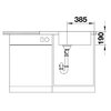 Zlewozmywak BLANCO Dinas XL 6 S Compact 525121 Stalowy Kształt Prostokątny