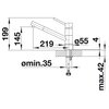 Bateria BLANCO Kano 525028 Antracyt/chrom Typ Stojąca