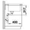 Zlewozmywak BLANCO Etagon 700-U 525171 Biały Głębokość [cm] 46